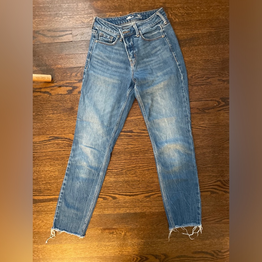 Old Navy Power Straight High Rise Jeans